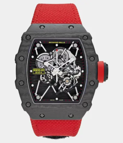 Richard Mille RM 035-01 Rafael Nadal Black Carbon TPT Watch Replik