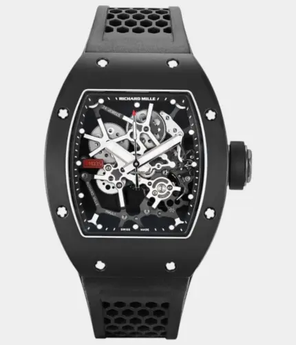 Richard Mille RM 035 Black Toro "Baby Nadal" Skeleton Dial 48 mm Watch Replik