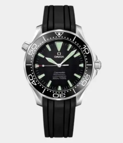 Omega Seamaster Professional 2254 41mm Black Wave Dial Automatic Diver Watch Replik