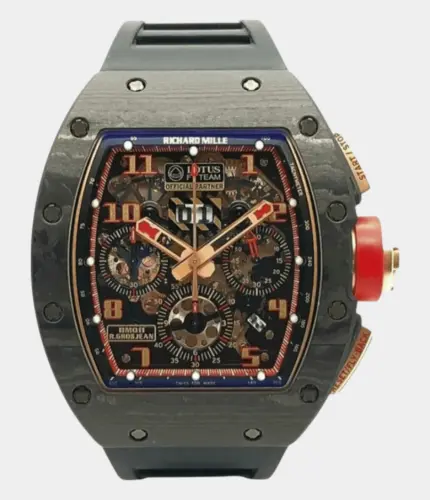 Richard Mille RM 011 Romain Grosjean 'Lotus F1' Carbon TPT Watch Replik