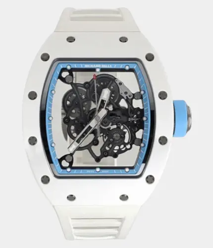 Richard Mille RM 055 Bubba Watson Asia Edition White Ceramic Watch Replik
