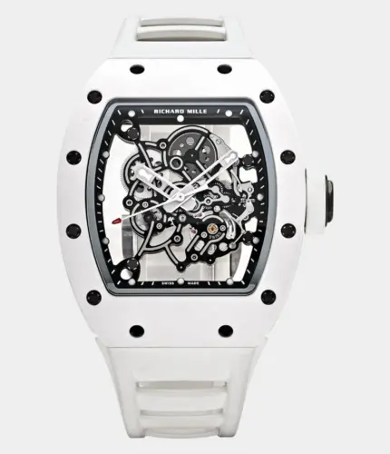 Richard Mille RM 055 Bubba Watson White Ceramic Watch Replik
