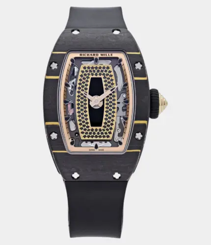 Richard Mille RM 07-01 'Ladies' Intergalactic Starry Night Carbon TPT Diamond Bezel Watch Replik