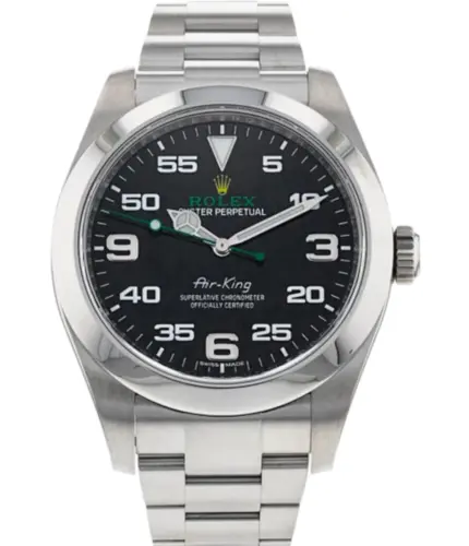 Rolex Air-King 116900 Oyster Perpetual Black Dial with Luminous Markers Stainless Steel Watch Replik