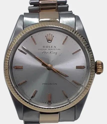 Rolex Air King 5500 Circa Precision Two Tone Automatic Watch Replik