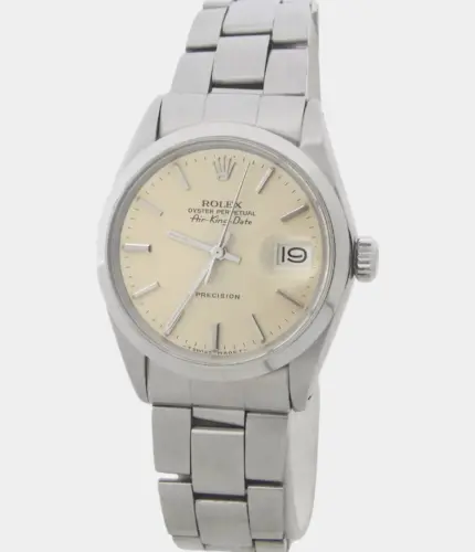 Rolex Air-King 5700 Men's Date Stainless Steel Watch with Oyster Band Vintage Replik