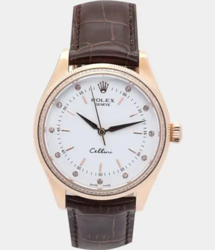 Rolex Cellini Gason Automatic Men’s Luxury Watch Silver Dial Classic Design Watch Replik
