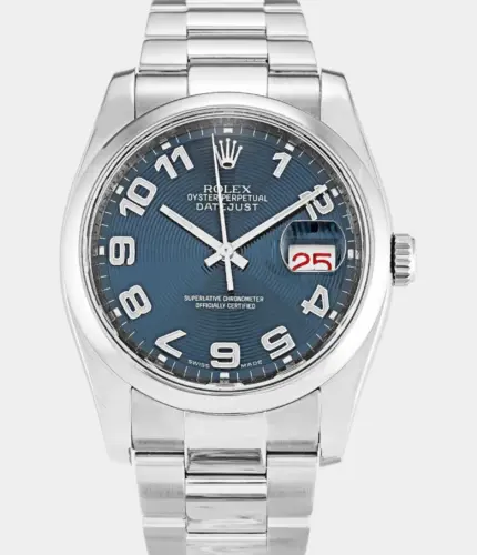 Rolex Datejust 116200 Blue Concentric Dial Watch Replik