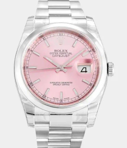 Rolex Datejust 116200 Pink Dial Watch Replik