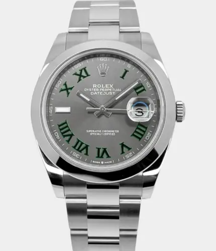 Rolex Datejust 126300 Rhodium Dial “Wimbledon” Oyster Replik