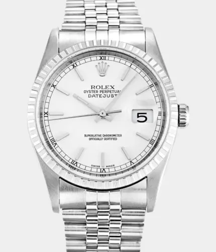 Rolex Datejust 16220-3 White Dial Watch Replik