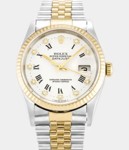 Rolex Datejust 16233 White Dial Watch Replik