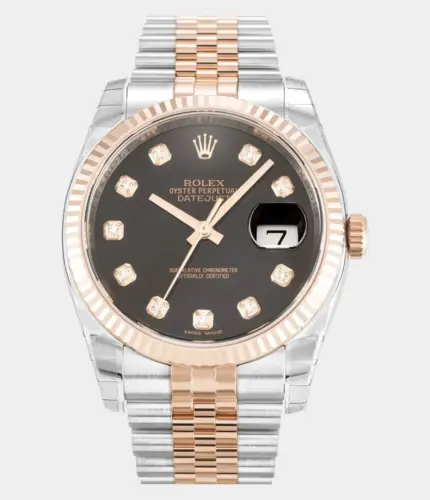 Rolex Datejust 36mm Black Dial 116231-3 Watch Replik