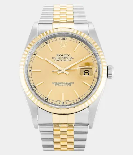 Rolex Datejust 36mm Champagne Dial 16233 Watch Replik
