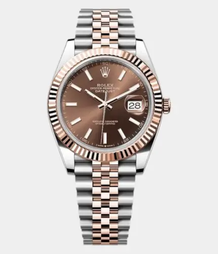 Rolex Datejust 41 mm Chocolate Dial 126331 Jubilee Watch Replik
