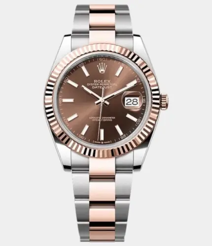 Rolex Datejust 41 mm Chocolate Dial 126331 Oyster Watch Replik
