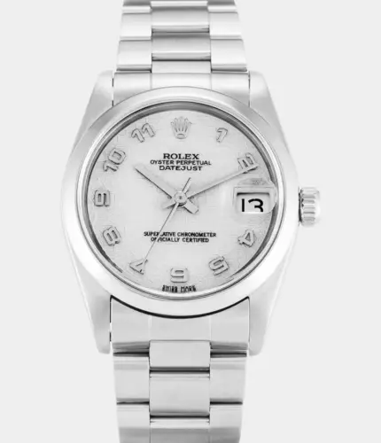 Rolex Datejust 68240 Ivory Jubilee Dial Stainless Steel Watch Replik