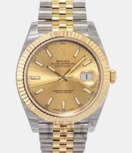 Rolex Datejust II 126333 Champagne Dial Two-Tone Stainless Steel & Yellow Gold Watch Replik