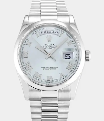 Rolex Day-Date 118206 Blue Dial Watch Replik