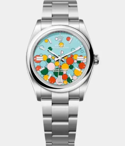 Rolex Day-Date 126000 Turquoise Dial Watch Replik