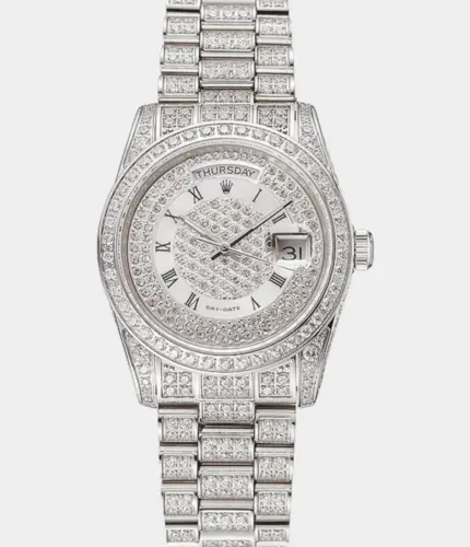 Rolex Day-Date 1453950 White Dial Watch Replik