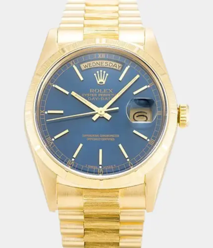 Rolex Day-Date 18248 Blue Dial Watch Replik