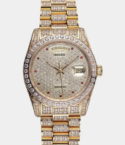 Rolex Day-Date 621615 Diamond Dial Watch Replik