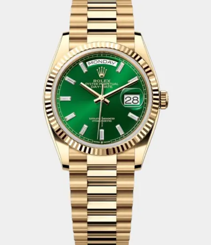 Rolex Day-Date II 128238 Green Dial Watch Replik