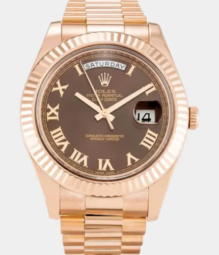 Rolex Day-Date II 218235 Chocolate Dial Watch Replik