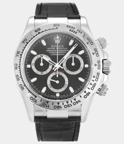 Rolex Daytona 40mm Black Dial 116519 Watch Replik