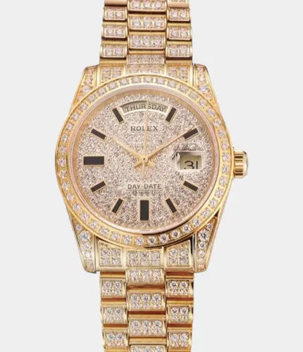 Rolex Day-Date REP016822 White Dial Watch Replik