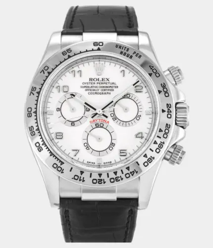 Rolex Daytona 40mm White Dial 116519 Watch Replik