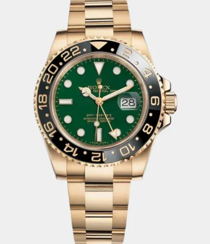 Rolex GMT-Master II Green Dial 116718LN Men’s Luxury Watch Automatic 18K Gold Replik