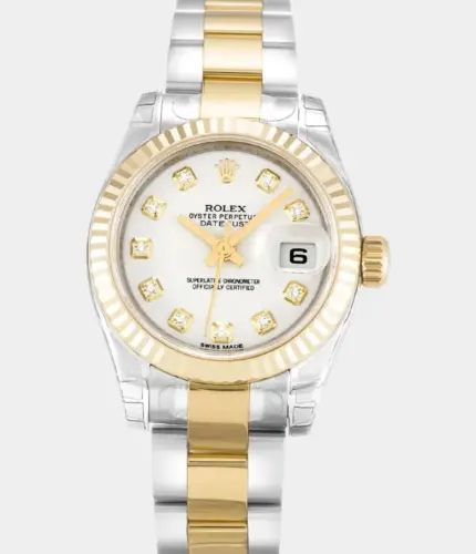 Rolex Lady-Datejust 179173 White Dial Watch Replik