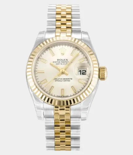 Rolex Lady-Datejust 26mm Silver Dial 179173-2 Watch Replik