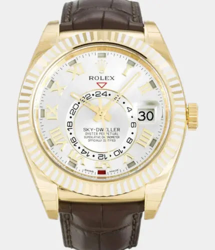 Rolex Sky-Dweller 326138 Silver Dial Watch Replik