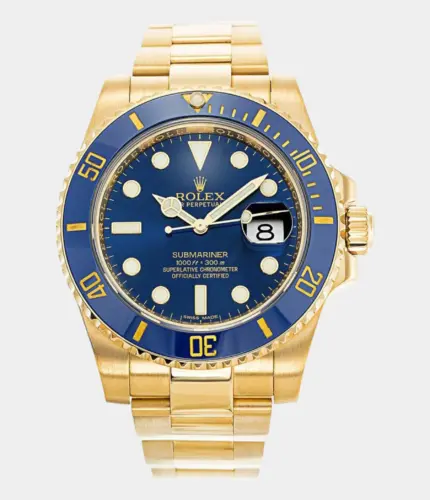 Rolex Submariner 40mm Blue Dial 116618LB Watch Replik