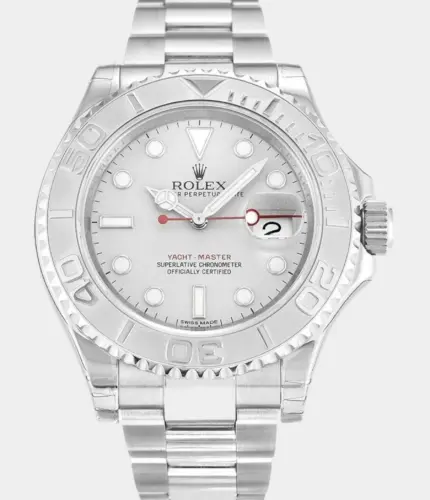 Rolex Yacht-Master 116622 Silver Dial Watch Replik