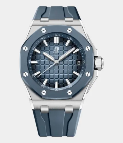 Audemars Piguet Royal Oak Offshore Steel Smoked Blue Dial Replik