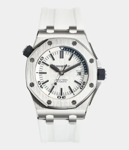 Audemars Piguet Royal Oak Offshore Diver Stainless Steel White Dial Replik