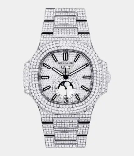 Iced Out Diamond Patek Philippe Nautilus | Stainless Steel Replik