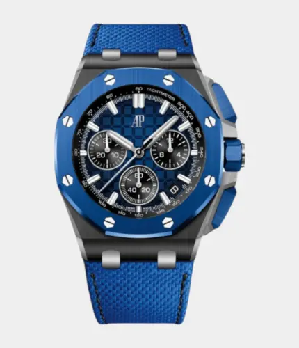 Audemars Piguet Royal Oak Offshore Selfwinding Chronograph Black/Blue Ceramic Replik