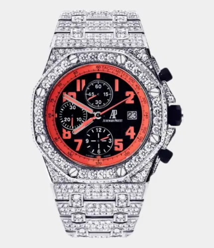 Diamond Iced Out Volcano | Stainless Steel | 42mm Replik