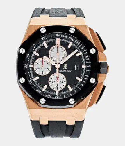 Audemars Piguet Royal Oak Offshore Chronograph Rose Gold Black Dial Replik