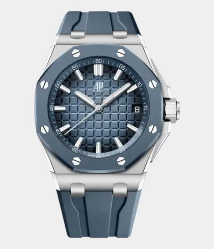 Audemars Piguet Royal Oak Offshore Steel Smoked Blue Dial Replik