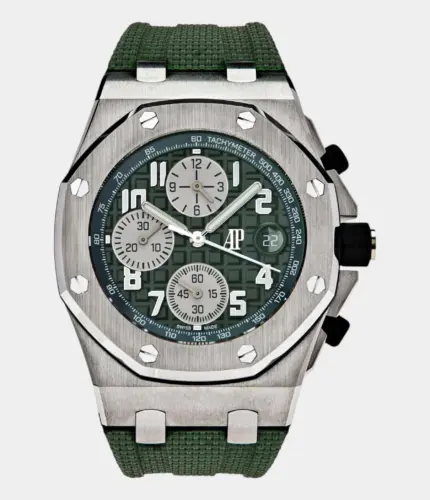 Audemars Piguet Royal Oak Offshore Chronograph Titanium Green Dial Replik