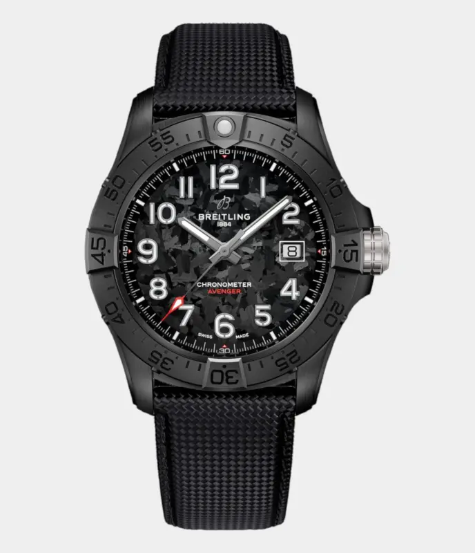 Breitling Avenger Automatic Night Mission 42mm Mens Watch Black Replik