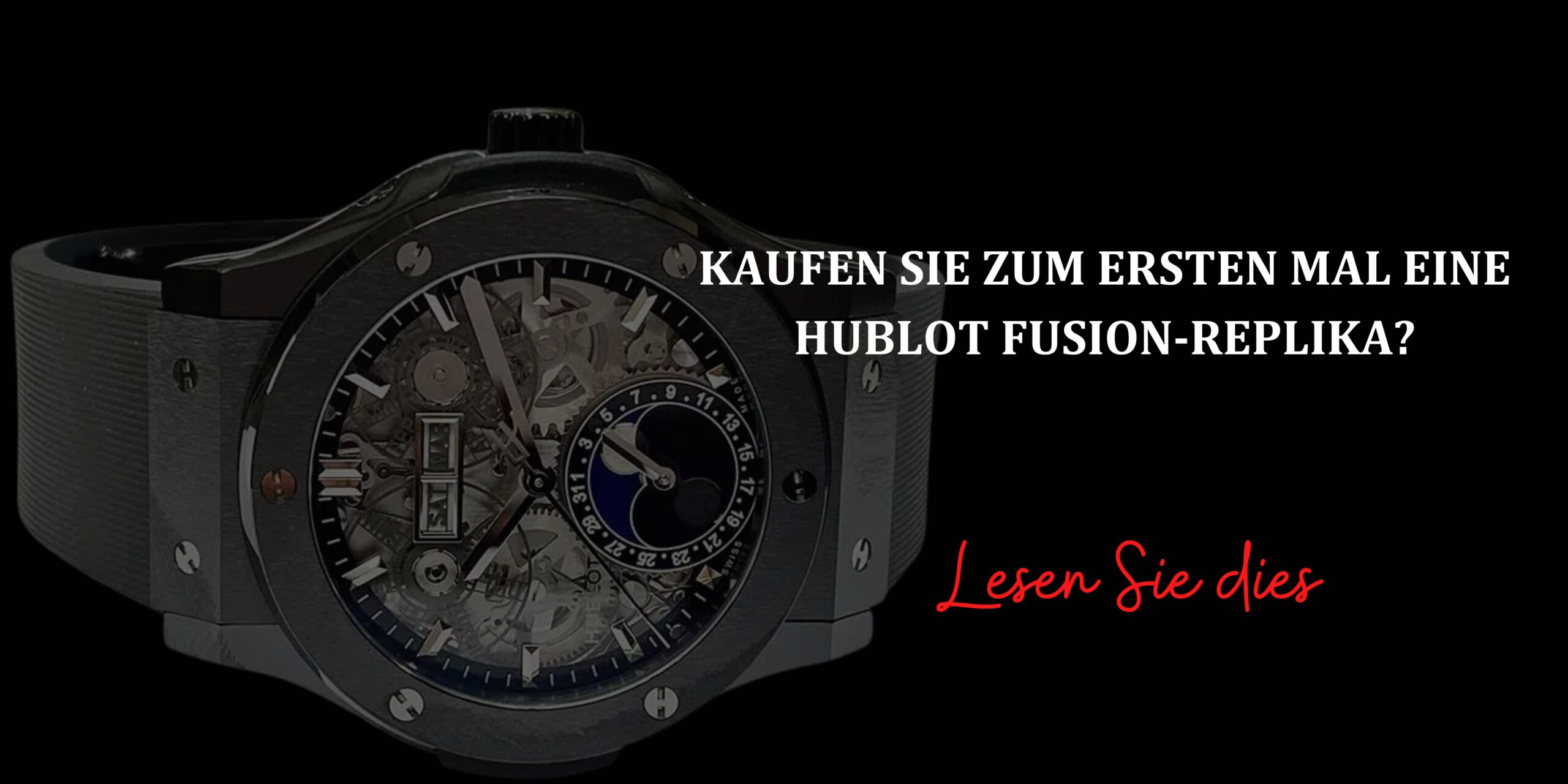 Buying Your First Hublot Fusion Replica