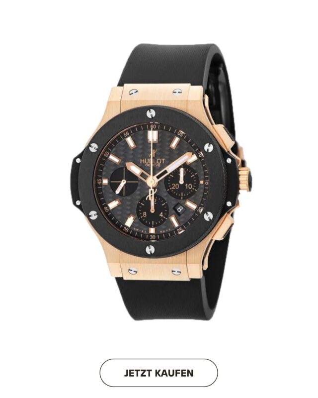 Hublot Big Bang 301.PM.1780.RX 44mm Rose Gold Black Carbon Dial Chronograph Replik