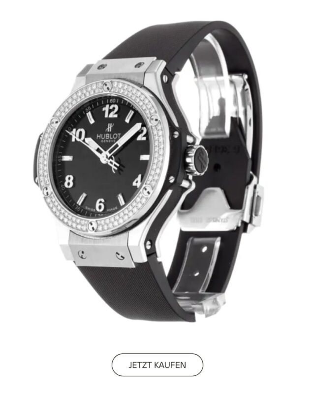 Hublot Big Bang 361.SX.1270.RX.1104 38mm Stainless Steel Black Dial Diamond Bezel Replik